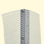 Profil colțar aluminiu cu plasă 2500x10x10 mm