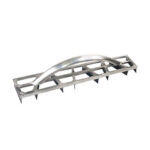 Rabot aluminiu pentru tencuială 450x85 mm, 8 lame
