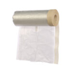 Folie protectie mobilier, cu banda adeziva, 110 cm x 20 m