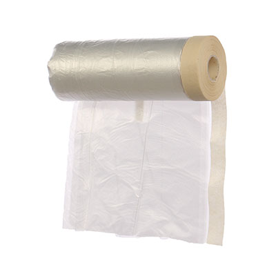 Folie protectie mobilier, cu banda adeziva, 110 cm x 20 m