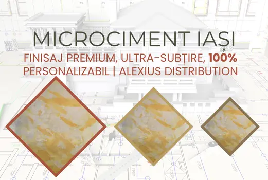 Microciment Iași: finisaj premium, ultra-subțire, 100% personalizabil | Alexius Distribution